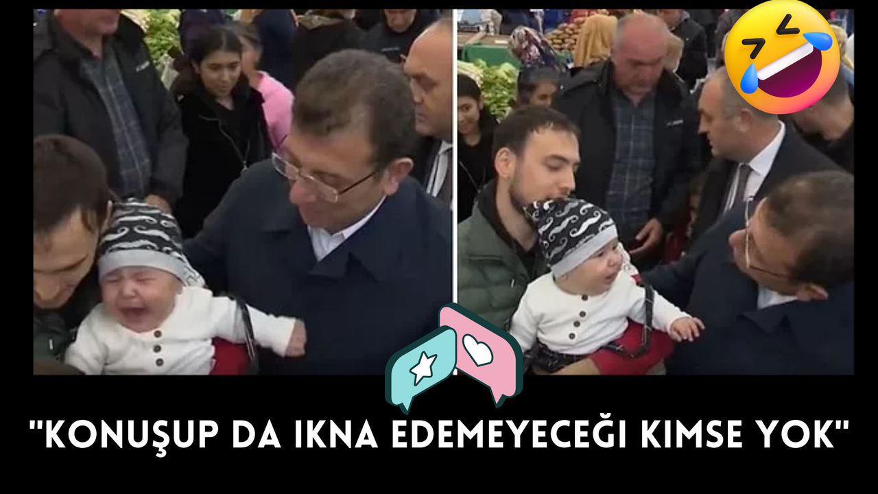 Ağlayan Bebek Ve Ekrem İmamoğlu Diyaloğu Sosyal Medyayı Salladı! Yok Böyle Güzellik....