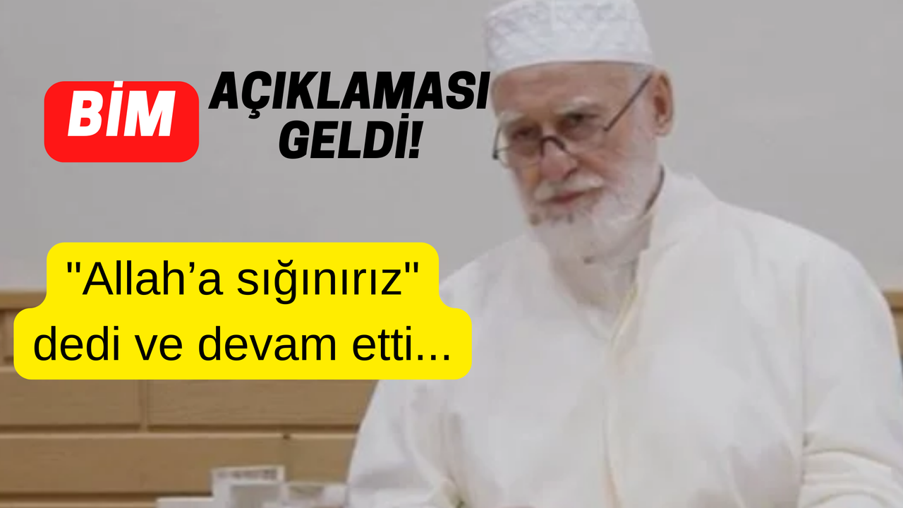 Sonunda BİM'in Kurucusu Ve Erenköy Cemaati Lideri Osman Nuri Topbaş Konuştu!