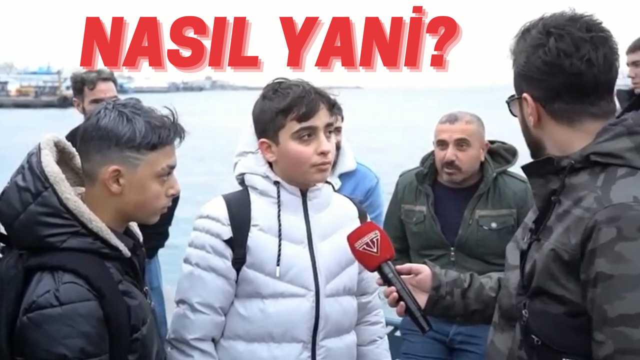 Suriyeli Çocuk Söyledikleri İle Şaşkına Çevirdi! "Hepimize Türk Kimliği Verdiler"