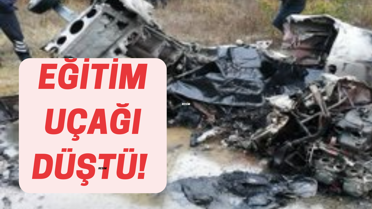 Son dakika haberi: Bursa'da Uçak Düştü! Ölüler Var! Eğitim Uçağı Neden Düştü? Helikopter