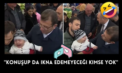 Ağlayan Bebek Ve Ekrem İmamoğlu Diyaloğu Sosyal Medyayı Salladı! Yok Böyle Güzellik....
