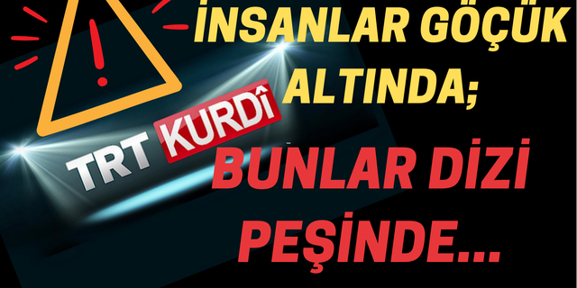 Bu da TRT'nin Skandalı! Diyarbakır'da Dizi Çeken TRT'ye Halk İsyan Etti!
