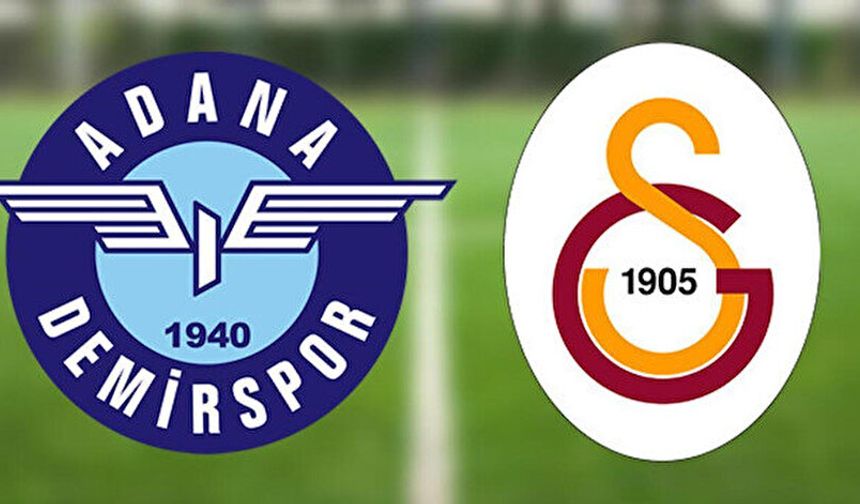 Adana Demirspor Galatasaray maçı saat kaçta oynanacak? Hangi kanalda?